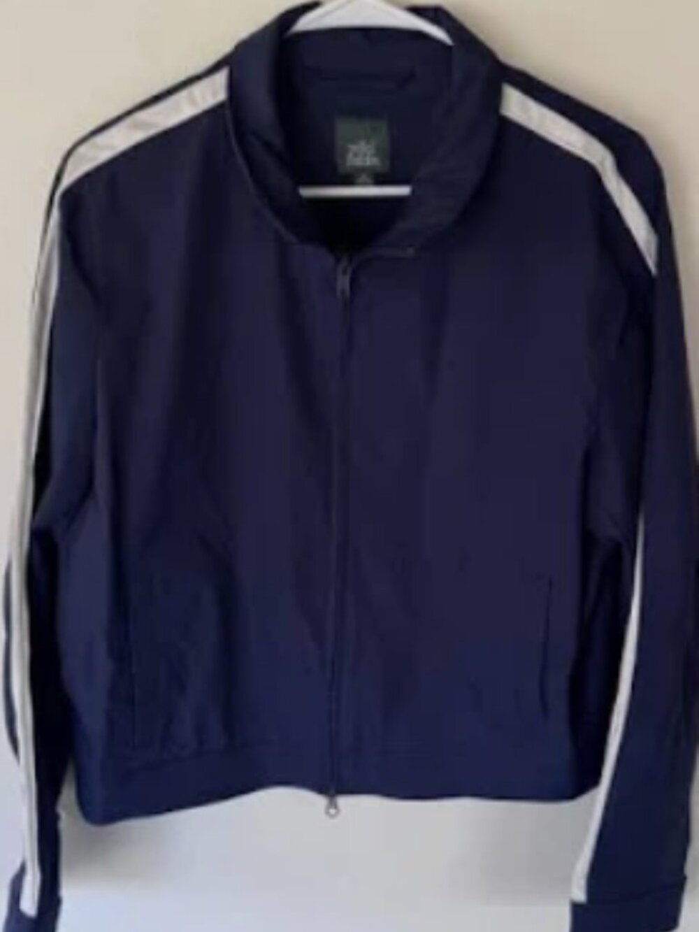 Wild Fable women’s Navy Blue Jacket with White Stripe size M